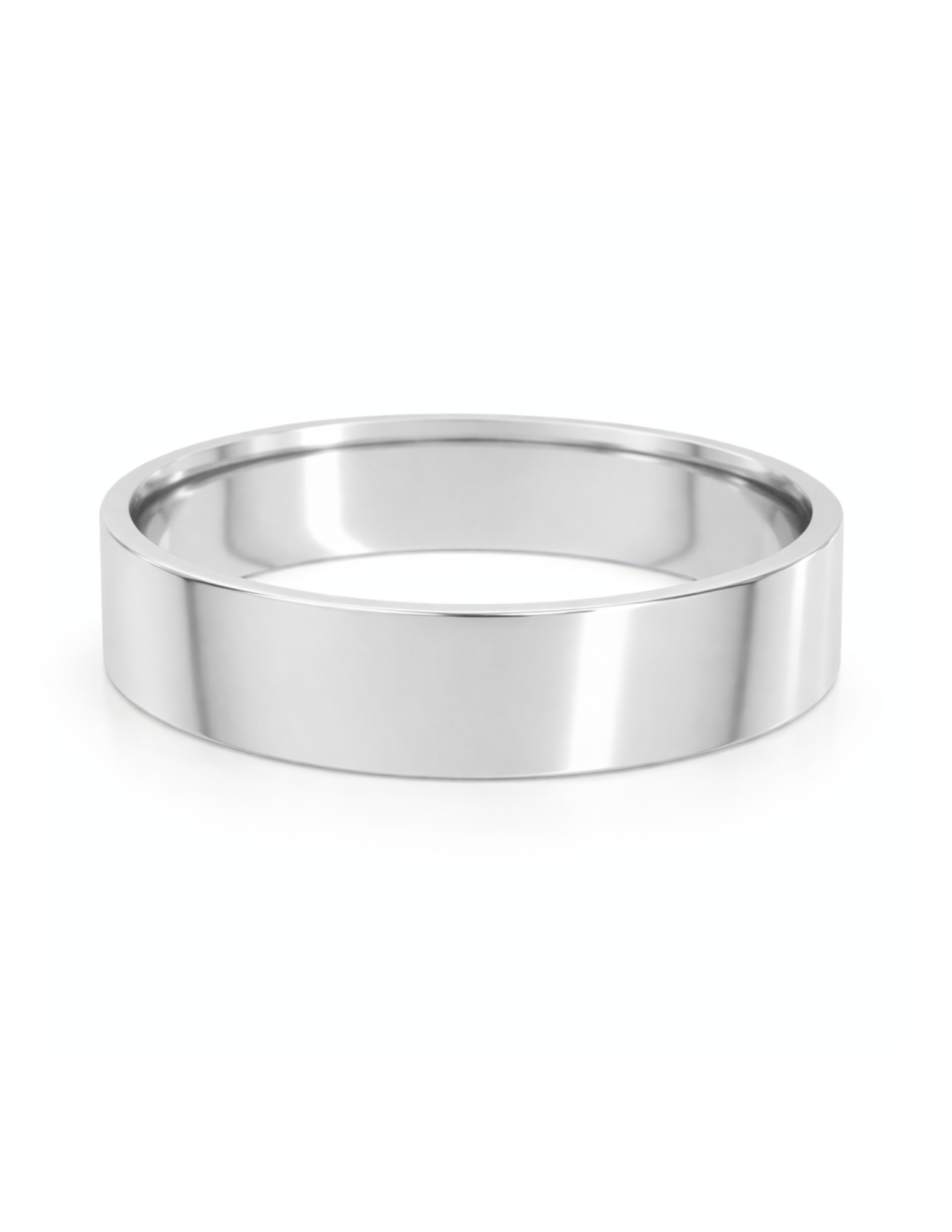 Flat Edge Wedding Band