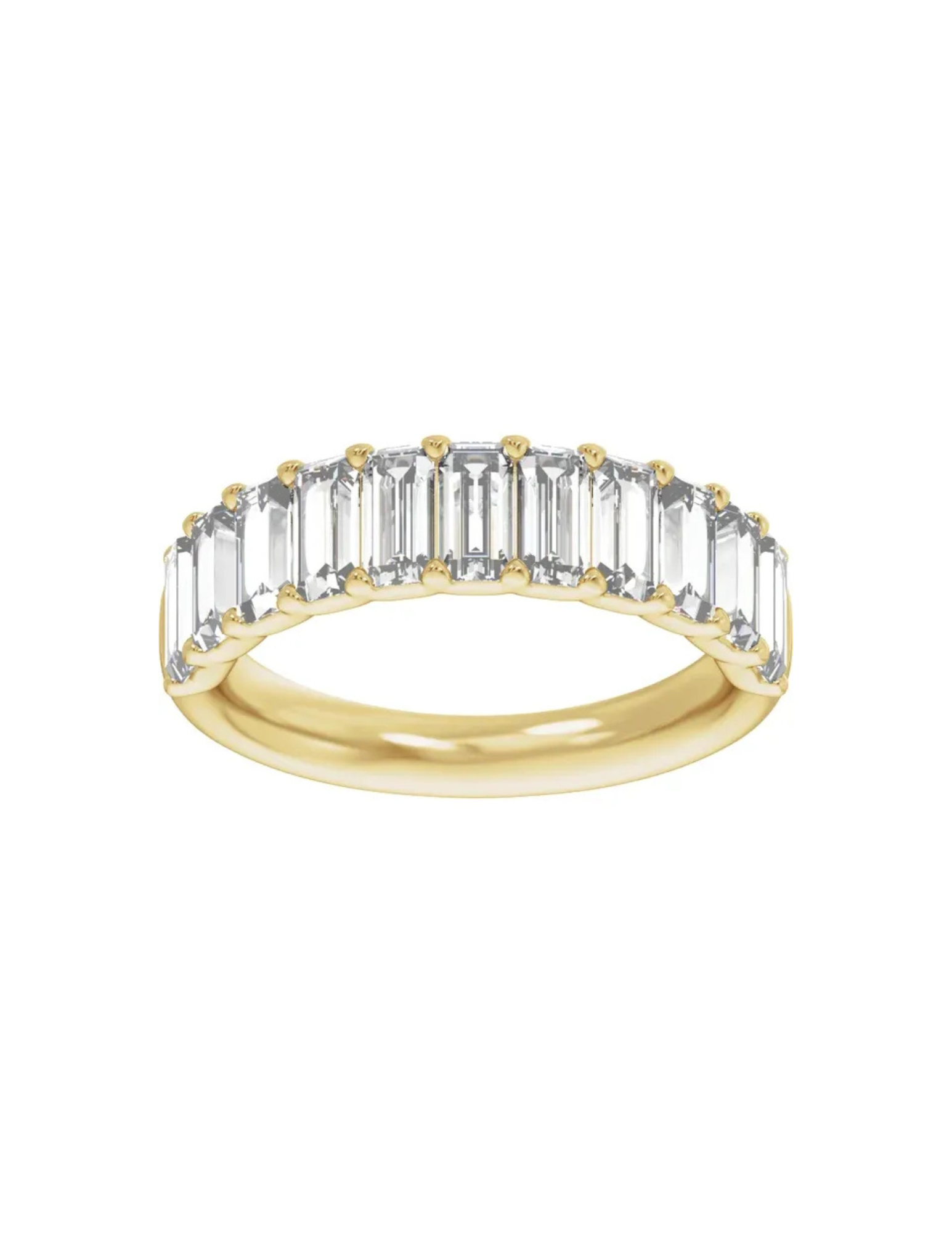 Baguette 1/2 Eternity Ring