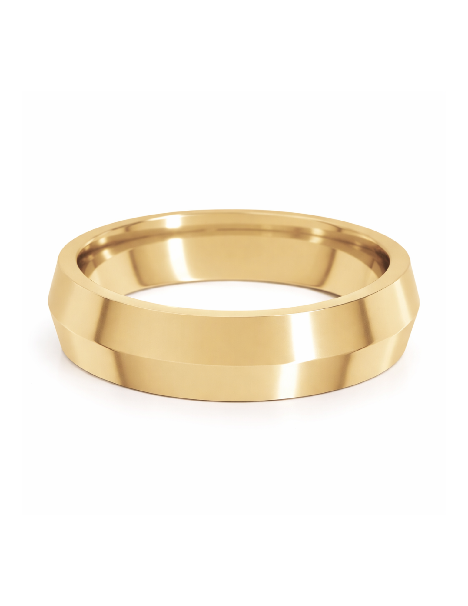 Knife Edge Wedding Band