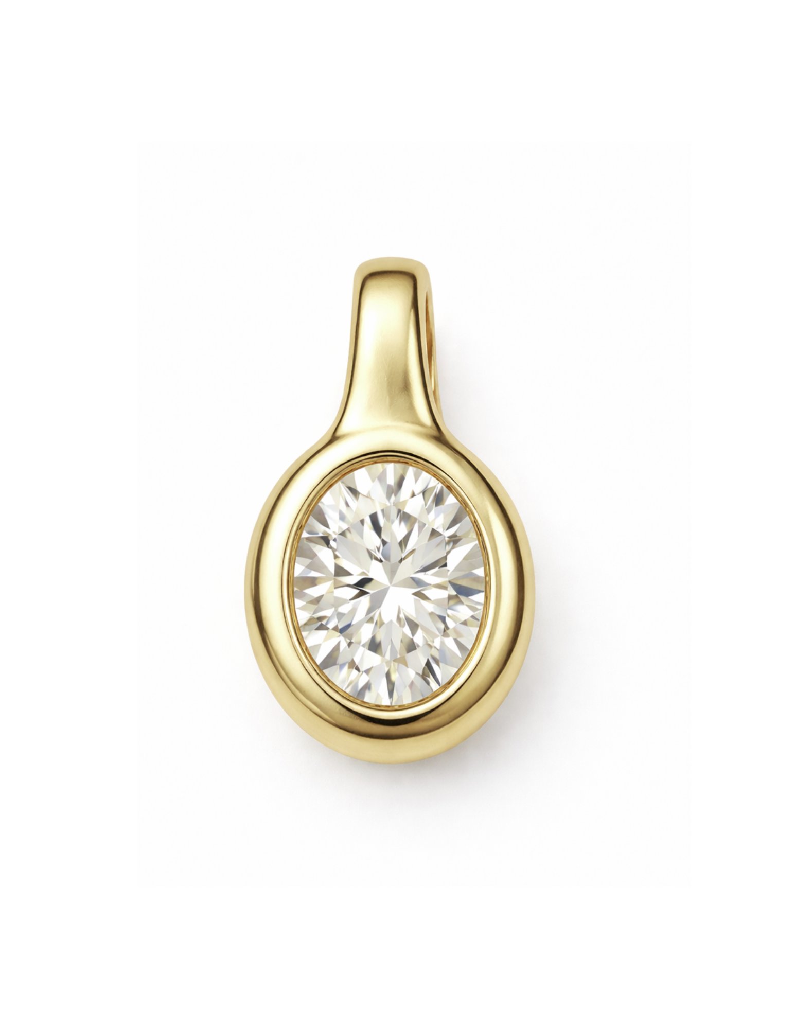 The Gold Oval Solus Pendant