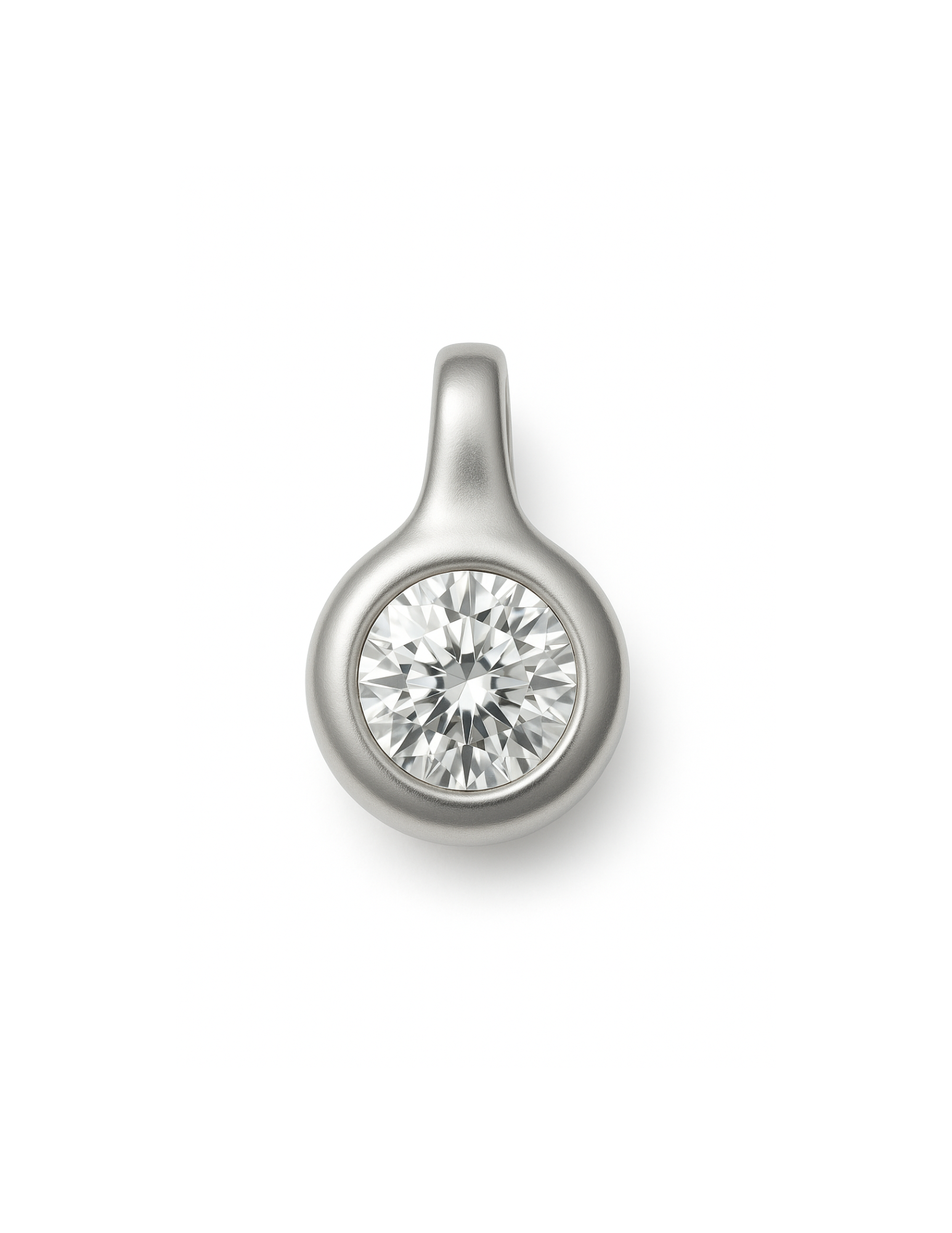 The Silver Round Solus Pendant