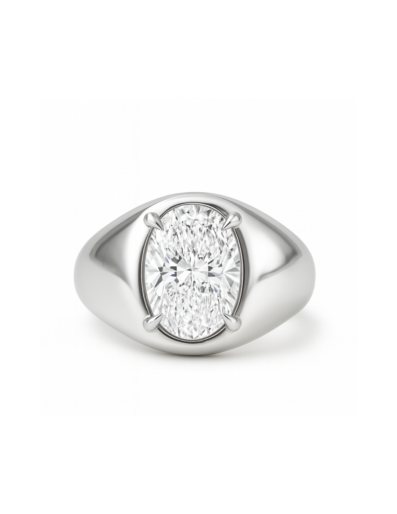 The Silver Oval Scott Ring