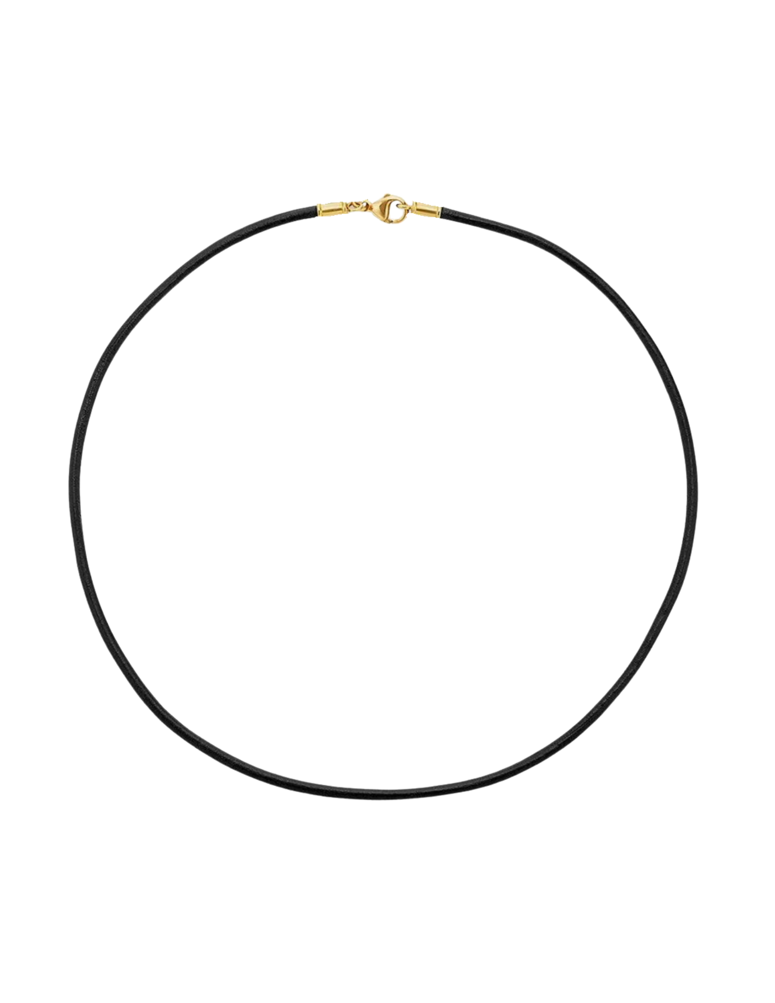 Black Geniune Leather Cord