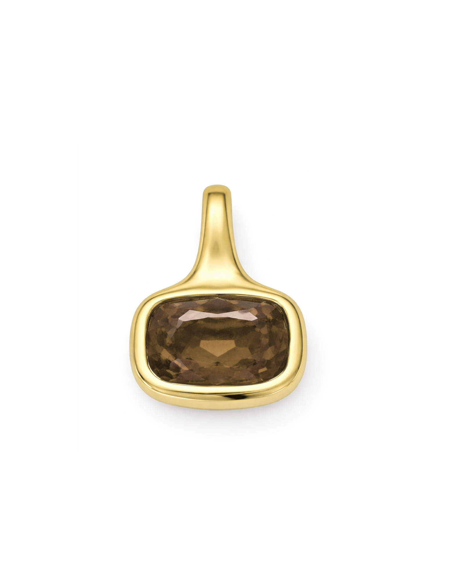 Smoky Topaz Cushion Solus Pendant