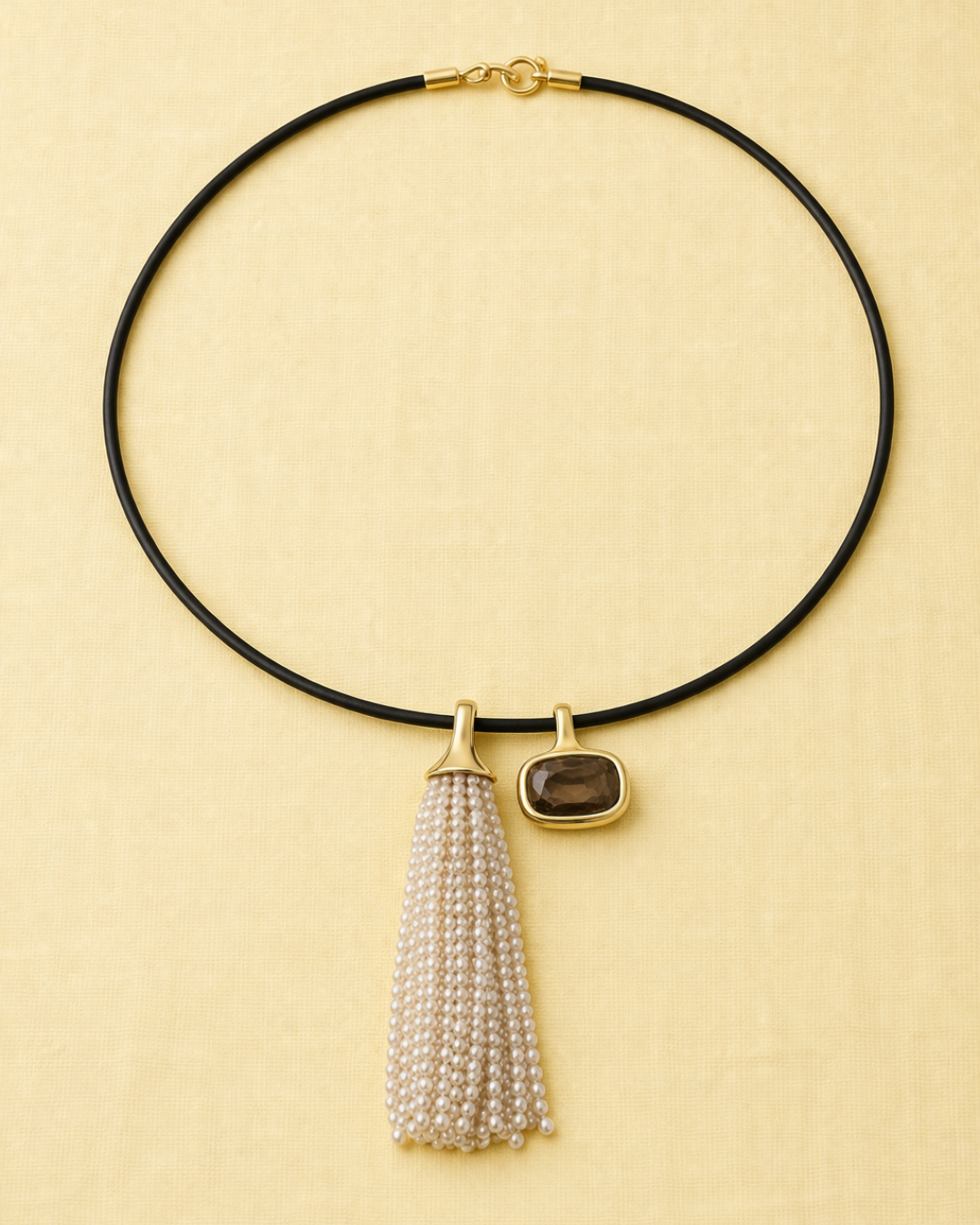 Smoky Topaz Cushion Solus Pendant