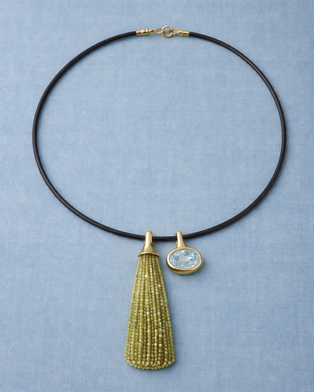 Aquamarine East West Solus Pendant