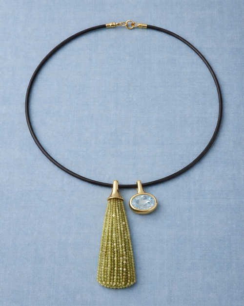 Aquamarine East West Solus Pendant